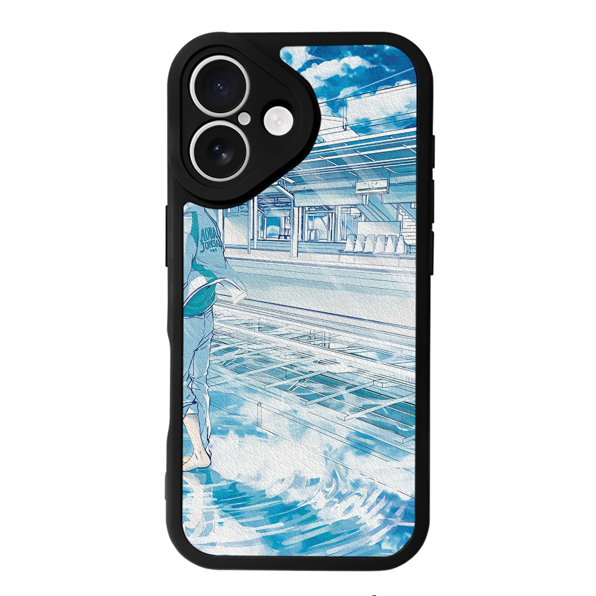 （画像用） ハイキュー!! Haikyu!! 【iPhone 16シリーズ対応】シリコンスマホケース（レザー調） 材質：シリコン